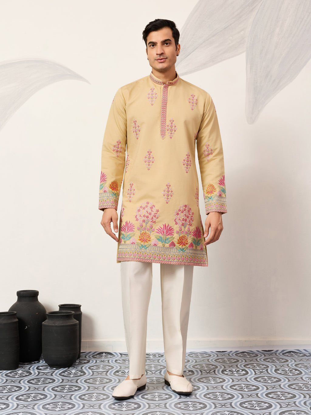 Groom Yellow Kurta for Haldi Ceremony Special for Mens